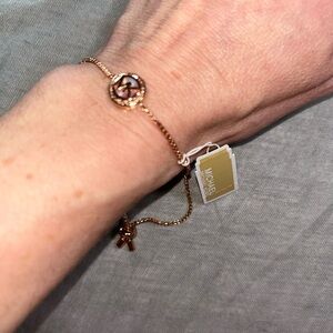 Michael Kors Rose Gold Logo Bracelet